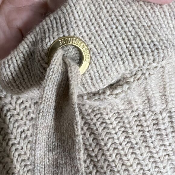 Zadig & Voltaire Sz XS/S Callista Poncho Hooded Wool Yak - Picture 7 of 12